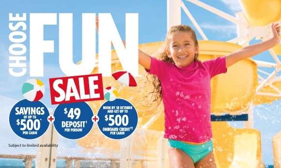 Carnival Choose Your Fun Sale